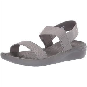 Size 8 Crocs Lite Ride Gray / Grey